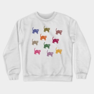 Colorful kittens Crewneck Sweatshirt